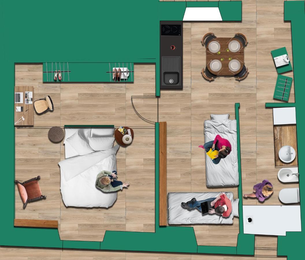 Rasella44, Green Apartment Рим Экстерьер фото